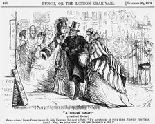 "A Brave Lady", 1872. Creator: Unknown