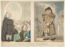 A Brace of Public Guardians, July 10, 1800. Creator: Thomas Rowlandson