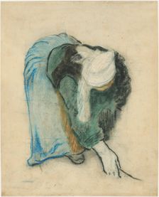 A Breton Gleaner, 1886. Creator: Paul Gauguin