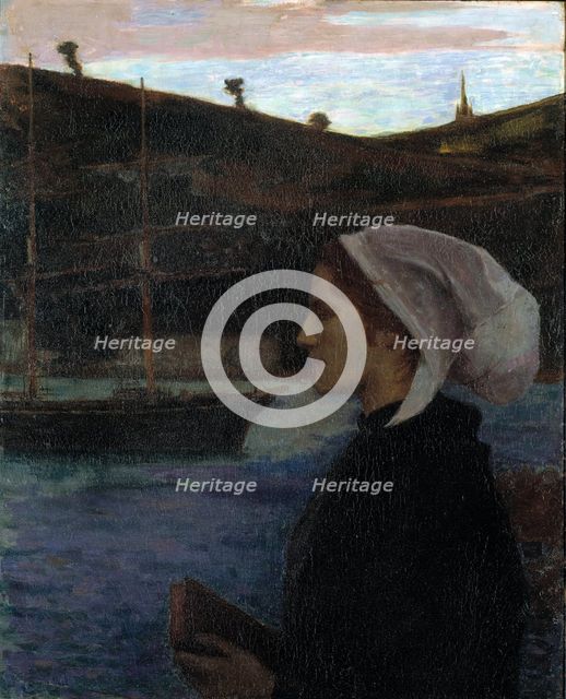 A Breton Sunday, ca. 1890. Creator: Eugene Laurent Vail.