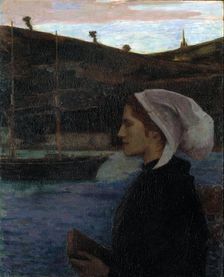 A Breton Sunday, ca. 1890. Creator: Eugene Laurent Vail