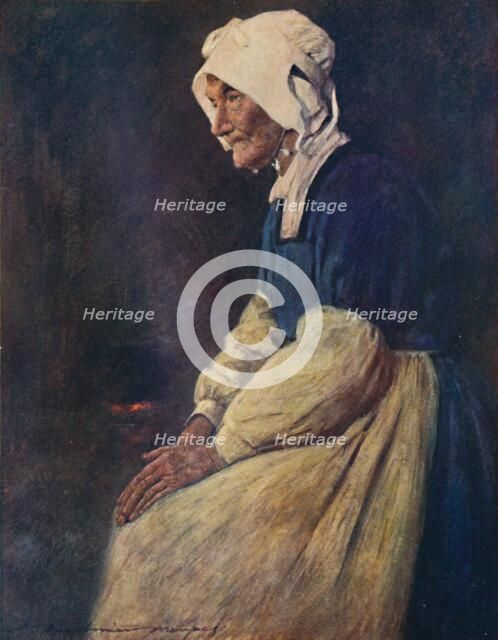 'A Breton Woman', 1903. Artist: Mortimer L Menpes.