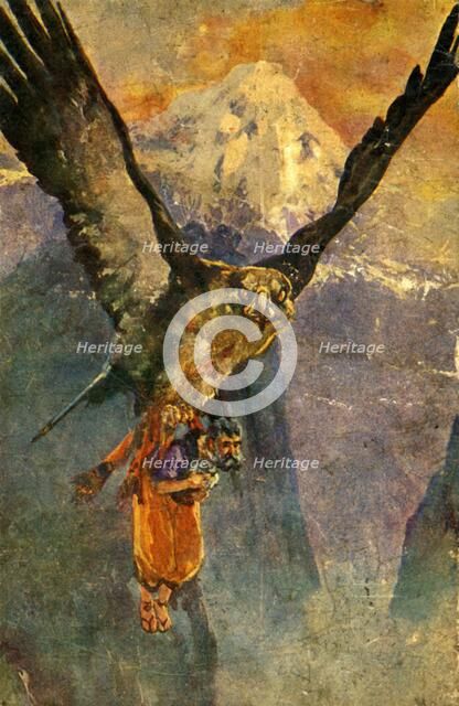 'A breaker happily threw me on an island', c1930. Creator: Unknown.