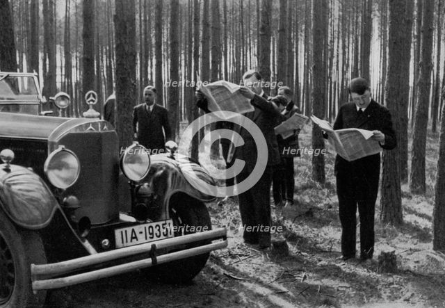 A break in the woods, 1936. Artist: Unknown