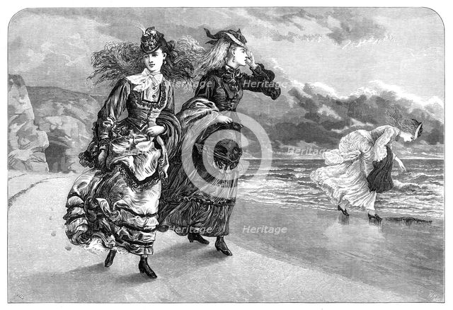 A Breeze after a Bathe, 1872. Creator: W. H..