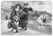 A Breeze after a Bathe, 1872. Creator: W. H.