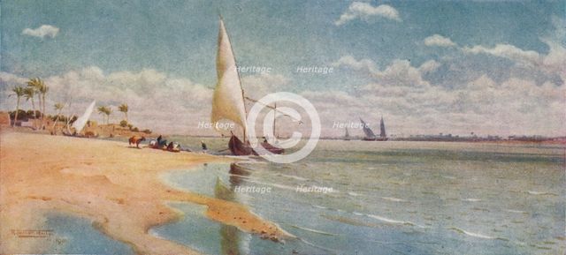 'A Breezy Day at Ayat', c1880, (1904). Artist: Robert George Talbot Kelly.