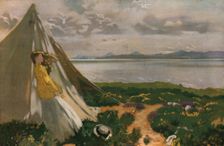 A Breezy Day: Howth Head early 20th century, (c1930). Creator: William Newenham Montague Orpen