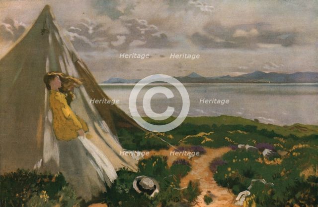 'A Breezy Day: Howth Head', early 20th century, (c1930).  Creator: William Newenham Montague Orpen.