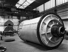 A British Reema ball mill prior to installation, Sheffield, South Yorkshire, 1963. Creator: Michael Walters