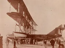 A British triplane flying boat, c1918 (1919). Artist: RAF photographer