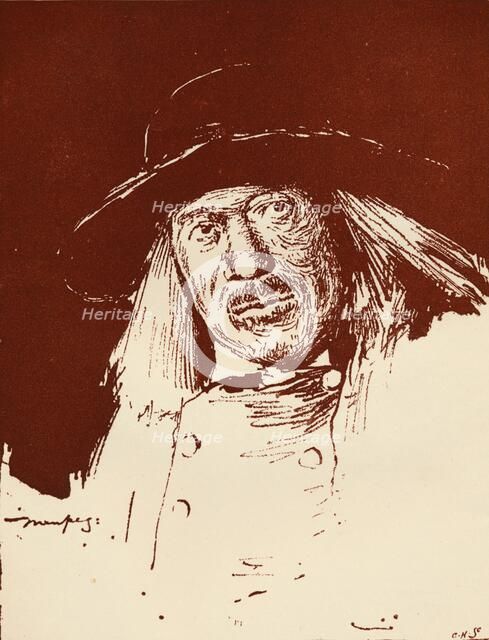 'A Brittany Peasant', c1898. Artist: Mortimer Luddington Menpes.