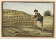 A brickmaker, 1825. Creator: Anon