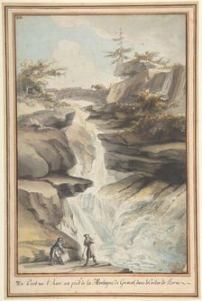 A Bridge on the Aar, at the Foot of the Grimsel, in the Canton of Berne, ca. 1775. Creator: Caspar Wolf