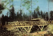 A Bridge of 8 Sazhens Length. Mal'tsevsk-Novosibirsk Road, 1906-1908. Creator: Dorozhno-Stroitel'nyi Otdel