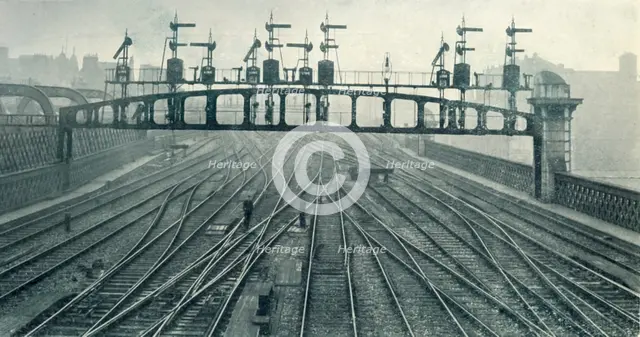 'A Bridge of Signals', 1922. Creator: Unknown.