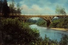 A Bridge Over the Barsa River. Kedrovsko-Alekseevsk Railroad, 1906-1908. Creator: Dorozhno-Stroitel'nyi Otdel