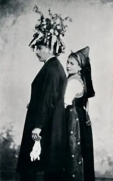 A bride and bridegroom of the Black Forest, 1912. Artist: E Uhlenhuth
