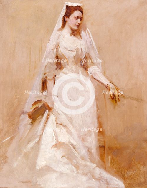 A Bride, ca. 1895. Creator: Abbott Handerson Thayer.