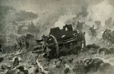 A Brilliant French Attack on the German Position in the Argonne (1919). Creator: Unknown