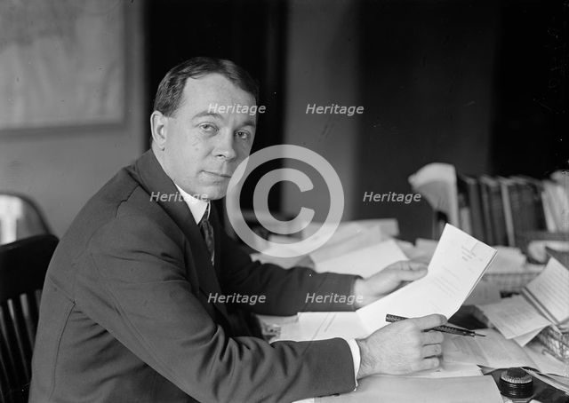 A. Bruce Bielski, Chief, F.B.I, Justice Department, 1917. Creator: Harris & Ewing.