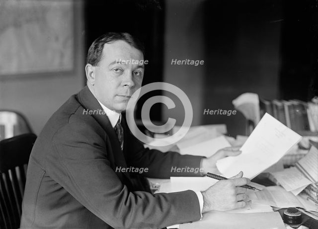 A. Bruce Bielski, Chief, F.B.I, Justice Department, 1917. Creator: Harris & Ewing.