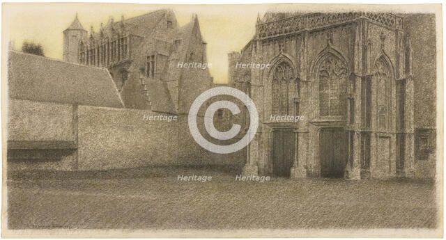 A Bruges. Un Portail, ca 1904.