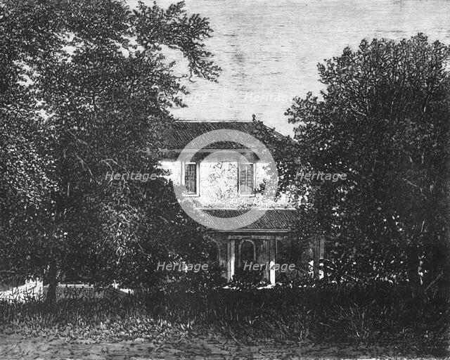 'A Bungalow at Ahmedabad, near Baroda', c1891. Creator: James Grant.