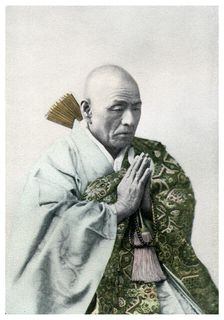 A Buddhist priest, 1904