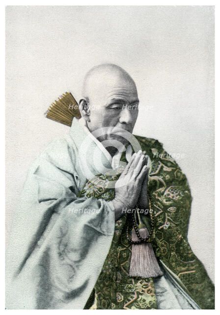 A Buddhist priest, 1904. Artist: Unknown