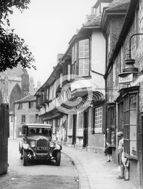 A Buick in College Street, York. Artist: Unknown