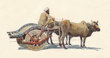 A Bullock Cart, Jodhpur c1880 (1905). Creator: Alexander Henry Hallam Murray
