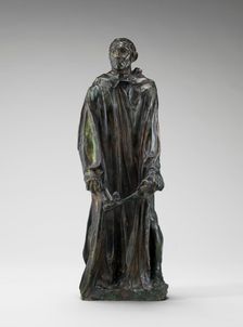 A Burgher of Calais (Jean d'Aire), model 1884-1889, reduction cast probably 1895. Creator: Auguste Rodin