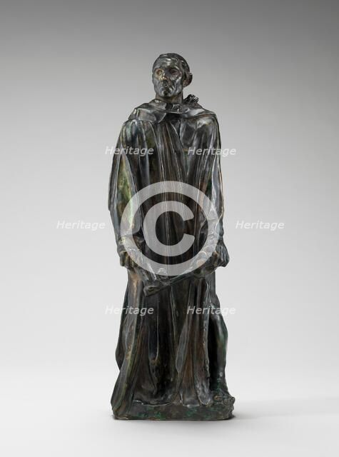 A Burgher of Calais (Jean d'Aire), model 1884-1889, reduction cast probably 1895. Creator: Auguste Rodin.