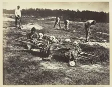 A Burial Party, Cold Harbor, Virginia, April 1865. Creator: John Reekie