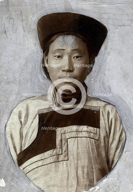 A Buriat from Zabaikal'skai Oblast, 1905. Creator: L Veniukov.