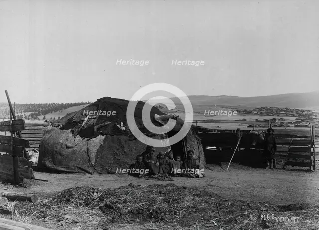 A Buriat 's Yurt, early 19th century. Creator: Nikolai Apollonovich Charushin.