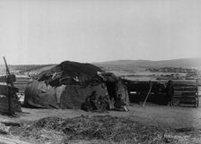A Buriat s Yurt, early 19th century. Creator: Nikolai Apollonovich Charushin