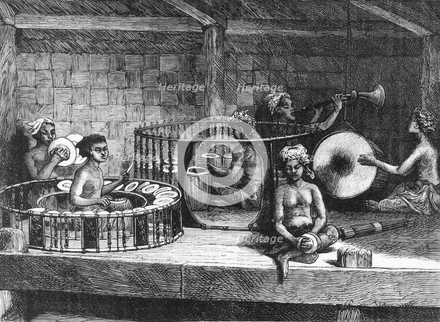 'A Burmese Band', c1891. Creator: James Grant.