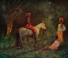 A Burmese Horseman 1913. Artist: James Raeburn Middleton