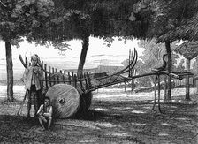 A Burmese Paddy (Rice or Country) Cart c1891. Creator: James Grant