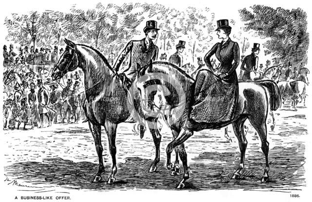 'A Business-like Offer', 1886 (1891). Artist: George du Maurier