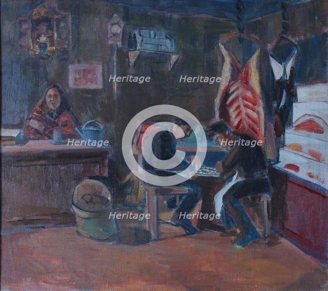 A butcher shop.
