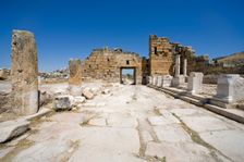 A Byzantine gate, Pamukkale (Hierapolis), Turkey. Creator: Samuel Magal