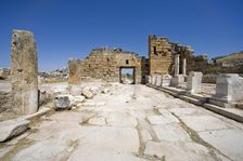 A Byzantine gate, Pamukkale (Hierapolis), Turkey. Artist: Samuel Magal