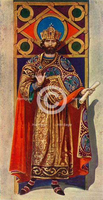 'A Byzantine Emperor of the Eighth and Ninth Centuries, A.D.', 1924. Creator: Herbert Norris.