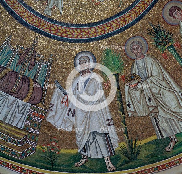A byzantine mosaic of St Peter, 5th century. Artist: Unknown