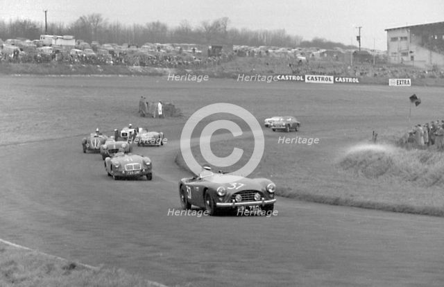 A.C. Ace , F. Warnwell, Brands Hatch sports car racing Boxing Day meeting 1957. Creator: Unknown.
