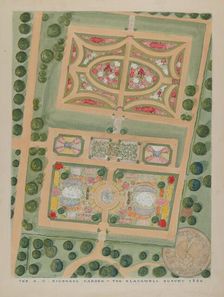 A. C. Richards Garden, c. 1936. Creators: Gilbert Sackerman, William Merklin