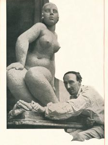 A cameo by Frank Dobson Booth's Has The Magic of Pygmalion. It Makes Even Some Statues Come To Lif